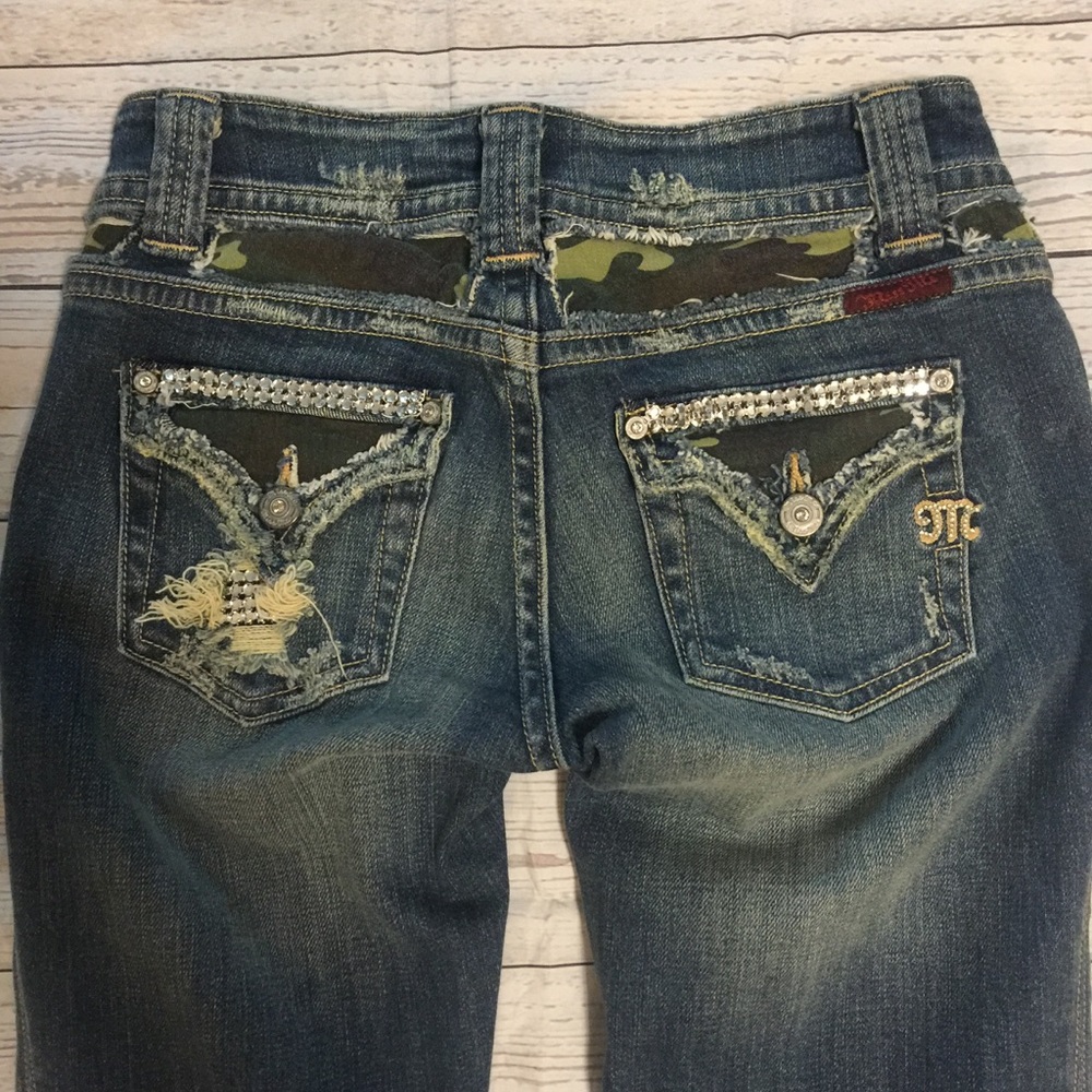 Miss me jeans army camp triangle pocket 26